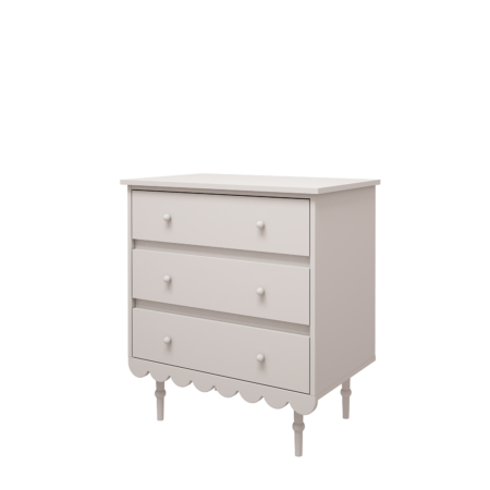 Babushka kummut kolme sahtliga valge