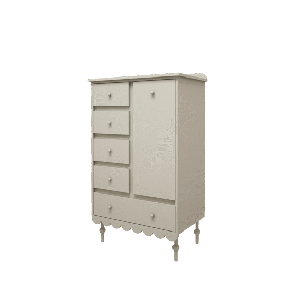 Babushka kõrge kummut oliviiroheline