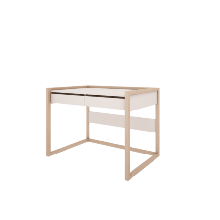 Basic kirjutuslaud sahtlitega valge