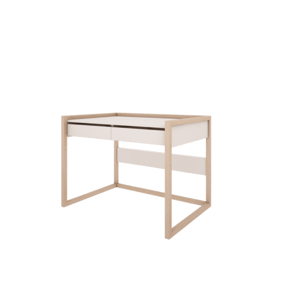 Basic kirjutuslaud sahtlitega valge